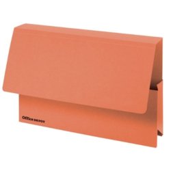 Best Value Extra Capacity Document Wallets 315gsm Box of 25 - Orange