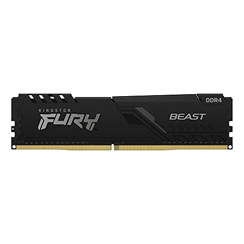 Kingston FURY Beast - DDR4 - module - 32 GB - DIMM 288-pin - 3600 MHz / PC4-28800 - CL18 - 1.35 V - unbuffered - non-ECC - black