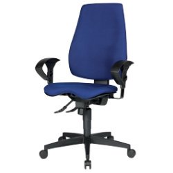 Best Value RS Pro Eiger' Ergonomic Operator Chair Blue