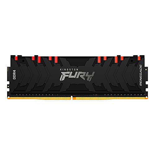 Kingston FURY Renegade RGB - DDR4 - module - 8 GB - DIMM 288-pin - 4000 MHz / PC4-32000 - CL19 - 1.35 V - unbuffered - non-ECC - black