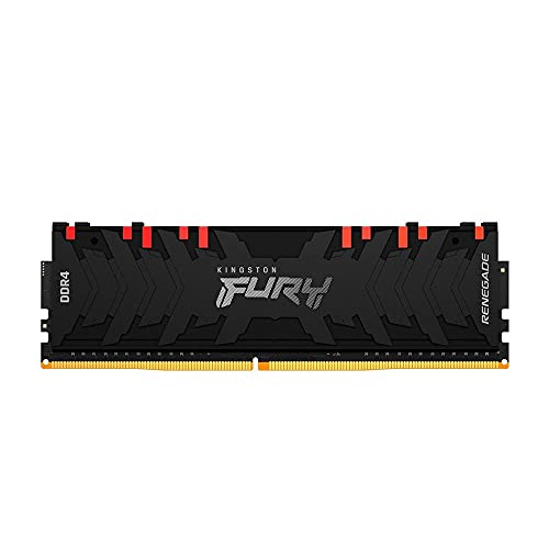 Kingston FURY Renegade RGB - DDR4 - module - 16 GB - DIMM 288-pin - 3200 MHz / PC4-25600 - CL16 - 1.35 V - unbuffered - non-ECC - black