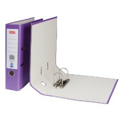 Best Value Coloured Lever Arch File 2 hole 70mm capacity - Priced EACH - Purple