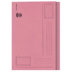 Best Value Square Cut Folders A4 180gsm Pink - Pack of 100