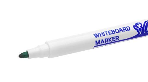 Best Value BIC 1721 Velleda Dry-Wipe Whiteboard Markers with Fine Bullet Tip, Blister Pack of 4, Assorted Colours