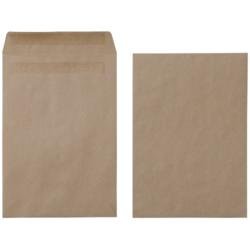 Best Value Business Plain Manilla Self Seal Wallet Envelopes 254 x 178mm 90gsm - Box of 250