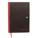 Best Value Oxford Black n Red Book Casebound 90gsm Narrow Ruled 192 pages A4 Ref F66173 [Pack of 5]