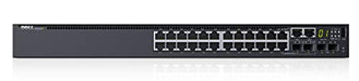 Dell Networking S3124P - Switch - L3 - Managed - 24 x 10/100/1000 (PoE+) + 2 x 10 Gigabit SFP+ + 2 x combo Gigabit SFP - front to back airflow - rack-mountable - PoE+ (30.8 W) - with 1 Year ProSupport with Next Business Day On-Site Service