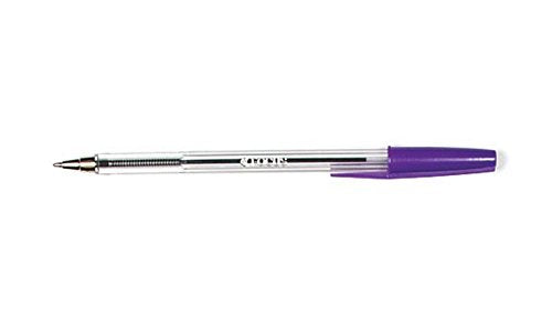 Best Value Hainenko 864017 Value Medium Ballpoint Pen - Violet (Pack of 50)