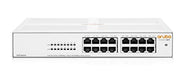 HPE Aruba Instant On 1430 16G Switch - Switch - unmanaged - 16 x 10/100/1000 - desktop, rack-mountable, wall-mountable - BTO