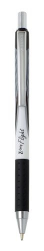 Best Value Zebra 13301 Pen 1.2mm Z-Grip Flight Smooth Ink Retractable Ballpoint - Black Pack of 12