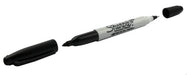 Best Value Sharpie Twin Tip Marker Pen Black - Pack 12