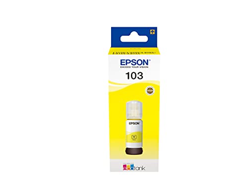 Epson 103 - 70 ml - yellow - original - ink refill - for EcoTank ET-3111, L1110, L3110, L3111, L3150, L3151, L3156, L3160