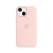 Apple - Back cover for mobile phone - with MagSafe - silicone - chalk pink - for iPhone 13 mini