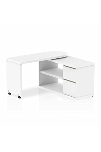 Dynamic Fleur Smart Storage Desk Grey Oak HO00102