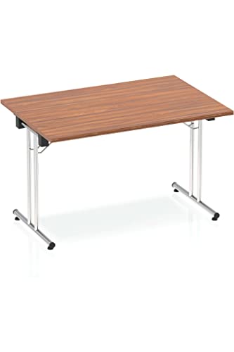 Dynamic Impulse 1200mm Folding Rectangular Table Walnut Top I000699