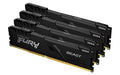 Kingston FURY Beast - DDR4 - kit - 32 GB: 4 x 8 GB - DIMM 288-pin - 3600 MHz / PC4-28800 - CL17 - 1.35 V - unbuffered - non-ECC - black