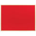 Viking Wall Mountable Notice Board 120 x 90 cm Red