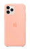 Apple - Back cover for mobile phone - silicone - grapefruit - for iPhone 11 Pro