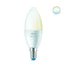 WiZ Connected - LED light bulb - shape: C37 - E14 - 4.9 W (equivalent 40 W) - class A+ - warm to cool white light - 2700-6500 K