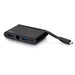 C2G USB C Dock with HDMI, USB, Ethernet, USB C & Power Delivery up to 100W - Docking station - USB-C / Thunderbolt 3 - HDMI - GigE