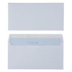 Best Value Premium Peel & Seal Envelopes White Wallet DL 110gsm Plain-Box of 500