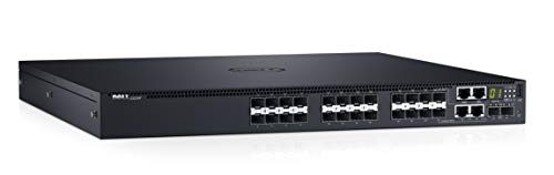 Dell Networking S3124F - Switch - L3 - Managed - 24 x Gigabit SFP + 2 x 10 Gigabit SFP+ + 2 x combo Gigabit SFP - front to back airflow - rack-mountable - Dell Smart Value - with 3 Years Dell ProSupport