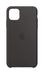 Apple - Back cover for mobile phone - silicone - black - for iPhone 11 Pro Max