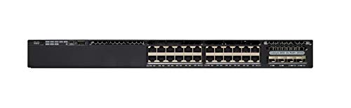 Cisco Catalyst 3650-24PDM-E - Switch - L3 - Managed - 24 x 10/100/1000 (PoE+) + 2 x 10 Gigabit SFP+ (uplink) + 2 x 1000Base-X SFP (uplink) - desktop, rack-mountable - PoE+ (390 W)