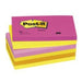 Best Value Post-it Notes - Warm Neon Rainbow Ultra Fuchsia, Neon Yellow, Neon Pink, Ultra Yellow, Neon Orange - 6 Pads Per Pack - 100 Sheets Per Pad - 76 mm x 127 mm