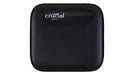 Crucial X6 - Solid state drive - 2 TB - external (portable) - USB 3.1 Gen 2 (USB-C connector) - black