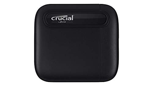 Crucial X6 - Solid state drive - 2 TB - external (portable) - USB 3.1 Gen 2 (USB-C connector) - black