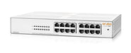 HPE Aruba Instant On 1430 16G Switch - Switch - unmanaged - 16 x 10/100/1000 - desktop, rack-mountable, wall-mountable - BTO