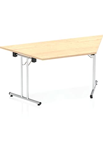 Dynamic Impulse 1600mm Folding Trapezium Table Maple Top I000720