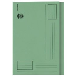 Best Value Square Cut Folders Foolscap 180gsm Green - Pack of 100