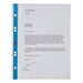 Best Value Office Depot-Pack of 25Wallets A5Clear Polypropylene Material with Reinforced Tape Color Blue