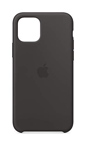 Apple - Back cover for mobile phone - silicone - black - for iPhone 11 Pro