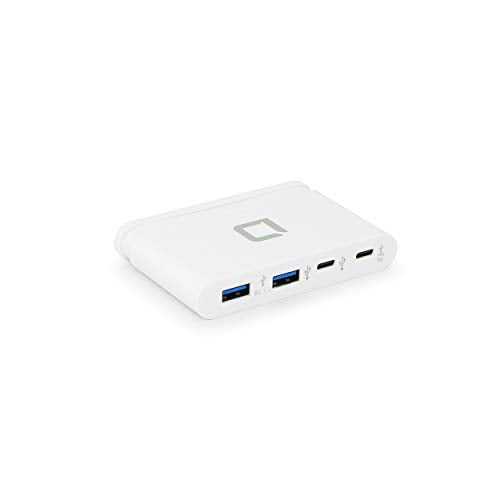 DICOTA USB-C Portable Hub 4-in-1 - Hub - 2 x USB-C + 2 x SuperSpeed USB - desktop