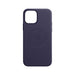 Apple with MagSafe - Protective sleeve for mobile phone - leather - deep violet - for iPhone 12 Pro Max