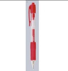 Best Value Hainenko Gel Rollerball Retractable Pen - Red (Pack of 10)