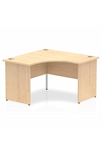 Dynamic Impulse 1200mm Corner Desk Beech Top Panel End Leg I000384