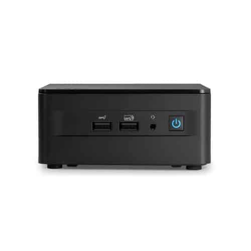 Intel Next Unit of Computing 13 Pro Kit - NUC13ANHi3 - Barebone - tall chassis - 1 x Core i3 i3-1315U - RAM 0 GB - UHD Graphics - GigE, 2.5 GigE, 802.11ax (Wi-Fi 6E), Bluetooth 5.3 - WLAN: 802.11a/b/g/n/ac/ax (Wi-Fi 6E), Bluetooth 5.3