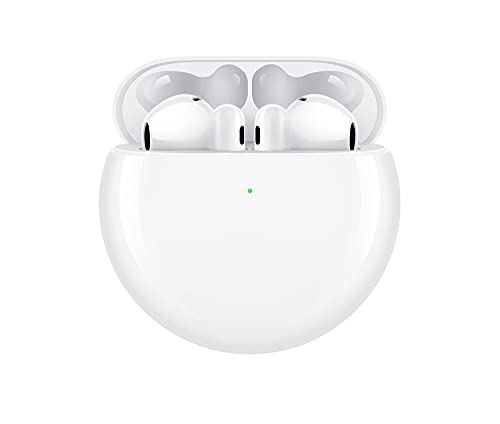 Huawei 4 True Wireless Stereo FreeBuds Bluetooth 5.2 with Charging Case Ceramic White