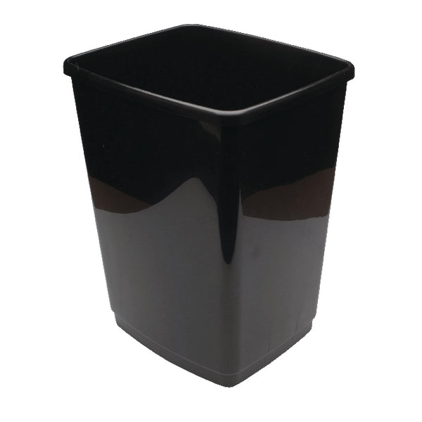 2Work Swing Bin Base Only 30 Litre Plastic Black 2W02383