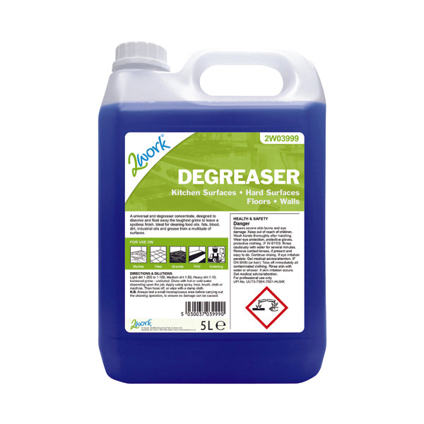 2Work Kitchen Cleaner and Degreaser 5 Litre 2W03999