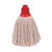 2Work Twine Rough Socket Mop 12oz Red (Pack of 10) 101851R