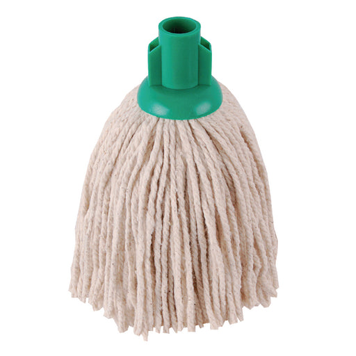 2Work PY Smooth Socket Mop 12oz Green (Pack of 10) 2W04298