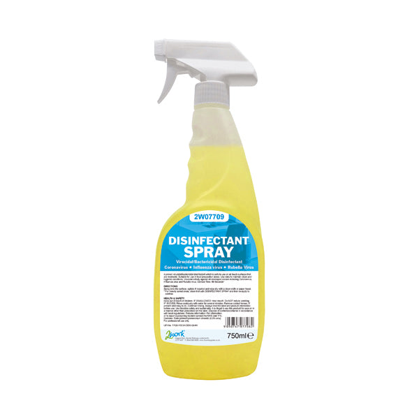 2Work Disinfectant Virucidal Trigger Spray 750ml (Pack of 6) 2W07709