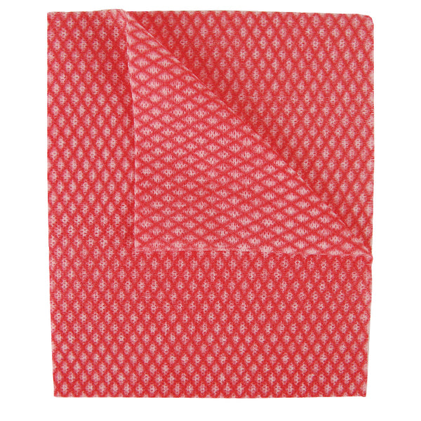 2Work Economy Cloth 420x350mm Red (Pack of 50) 2W08170