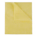 2Work Economy Cloth 420x350mm Yellow (Pack of 50) 2W08171