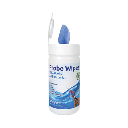 2Work Probe Wipes Antibacterial 120x130mm Tub (Pack of 200) 2W24703